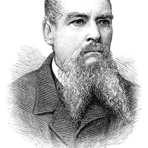 RICHARD FRANCIS BURTON (1821-1890). English explorer and Orientalist. Wood engraving, English, 1887