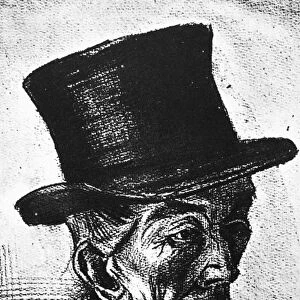 VAN GOGH: MAN WITH TOP HAT. Man with a Top Hat