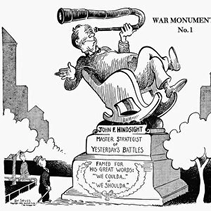 War Monuments No. 1. American cartoon by Dr. Seuss (Theodor Geisel) for PM, 5 January 1942
