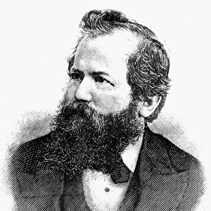 WILHELM STEINITZ (1836-1900). German chess master. Line engraving, 1886