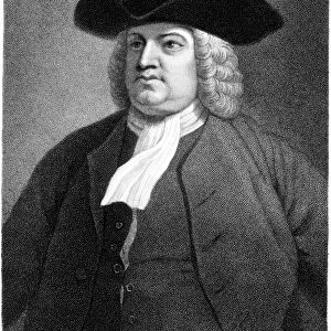 WILLIAM PENN (1644-1718). English Quaker and founder of Pennsylvania. Stipple engraving, 19th century