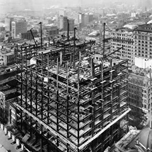 WOOLWORTH BUILDING, 1912. The Woolworth Building under construction, New York City