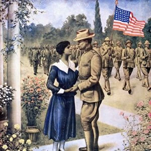 WORLD WAR I: RECRUITMENT. Colored Man Is No Slacker. American recruitment poster of World War I, 1918