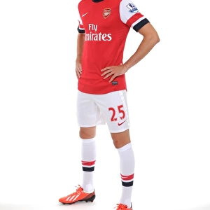 Arsenal 2013-14 Squad: Carl Jenkinson at the Team Photocall
