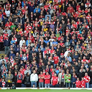 Arsenal away fans. Blackburn Rovers 4: 3 Arsenal. Barclays Premier League