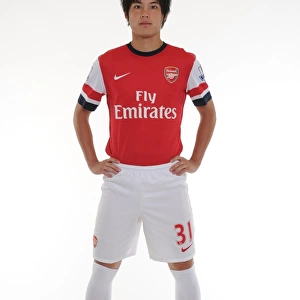 Arsenal FC 2013-14 Squad: Ryo Miyaichi at Team Photocall