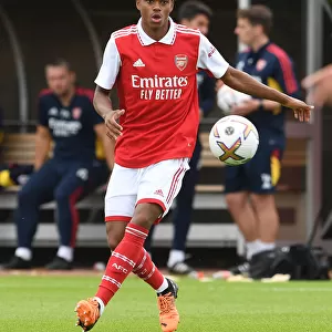 Arsenal FC: Lino Sousa in Action during Arsenal's Pre-Season Training vs Ipswich Town (July 2022)