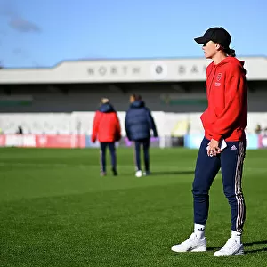 Arsenal FC vs Manchester City: Barclays Women's Super League Showdown at Meadow Park (2023-24) - Caitlin Foord Prepares for Battle