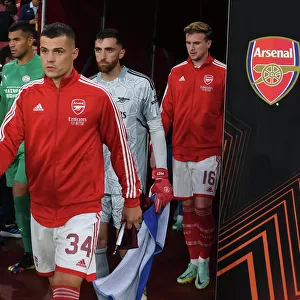 Arsenal FC vs PSV Eindhoven: Granit Xhaka Prepares for UEFA Europa League Clash (2022-23)