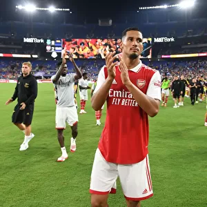 Arsenal Football Club: William Saliba Applauds Baltimore Fans after Pre-Season Victory over Everton