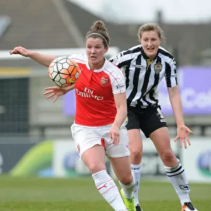 Arsenal and Notts County Ladies Battle in FA Cup Quarterfinals: Mitchell's Penalty Heroics Secure Arsenal's Victory (2-2)