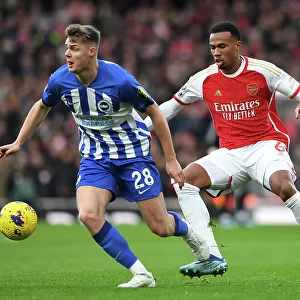 Arsenal vs Brighton: Gabriel vs Ferguson Battle in the Premier League (2023-24)