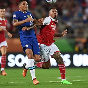 Arsenal vs. Chelsea - The Florida Cup Clash: Gabriel Jesus vs. Thiago Silva