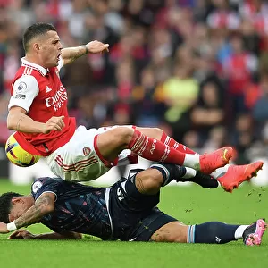 Arsenal vs Nottingham Forest: Granit Xhaka Fouled by Morgan Gibbs-White in 2022-23 Premier League Clash