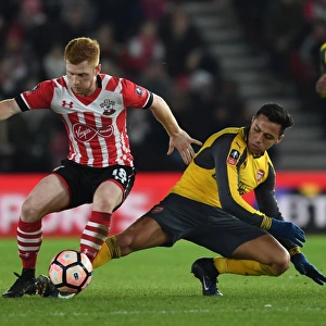 Arsenal vs Southampton: FA Cup Clash - Alexis Sanchez Faces Off Against Harrison Reed