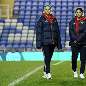 Arsenal Women: Russo and Cooney-Cross Scout Reading's Conti Cup Pitch