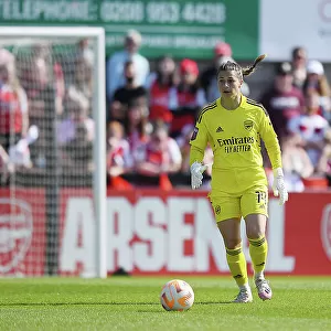 Arsenal Women vs Aston Villa: FA Women's Super League Showdown at Meadow Park - Intense Action from Sabrina D'Angelo