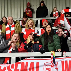 Arsenal Women vs Everton Women: Barclays Super League Showdown at Meadow Park (2023-24) - A Sea of Passionate Arsenal Fans Awaits