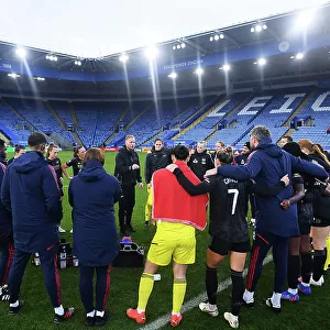 Arsenal Women's FA WSL Victory: Jonas Eidevall's Team Celebrates Triumph Over Leicester City