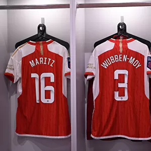 Arsenal Women's Pre-Match Focus: Readiness in the Dressing Room vs West Ham United, Barclays Women's Super League 2023-24