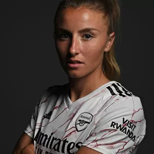 Arsenal Women's Team 2020-21: Leah Williamson at Arsenal Womens Photocall