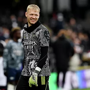 Arsenal's Aaron Ramsdale Gears Up: Fulham vs Arsenal, Premier League 2023-24