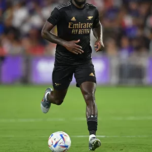 Arsenal's Ainsley Maitland-Niles in Action against Orlando City SC (2022-23)