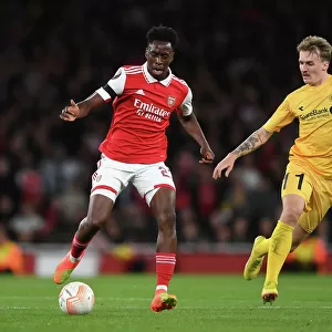 Arsenal's Albert Sambi Lokonga Goes Head-to-Head with Runar Espejord in Europa League Showdown