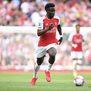 Arsenal's Bukayo Saka in Action: Arsenal vs. Wolverhampton Wanderers, Premier League 2022-23