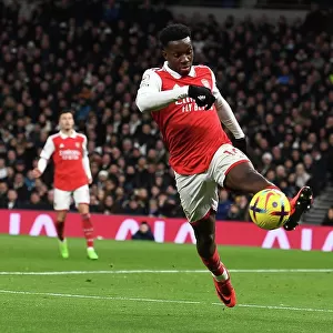 Arsenal's Eddie Nketiah Faces Off Against Tottenham Hotspur in Intense Premier League Showdown