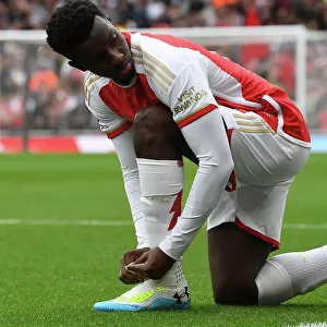 Arsenal's Eddie Nketiah Gears Up for Arsenal v Tottenham Clash (2023-24)