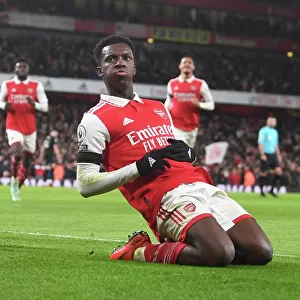 Arsenal's Eddie Nketiah Scores Second Goal Against West Ham in 2022-23 Premier League