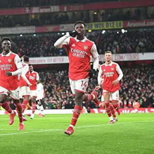 Arsenal's Eddie Nketiah Scores Thriller Against Manchester United in 2022-23 Premier League