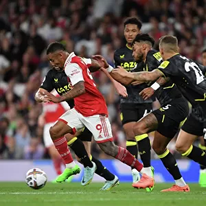 Arsenal's Gabriel Jesus Faces Off Against Mings and McGinn in Intense Arsenal vs. Aston Villa Clash