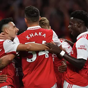 Arsenal's Gabriel Jesus Scores First Goal: Arsenal FC vs. Aston Villa, Premier League 2022-23