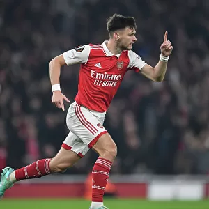 Arsenal's Kieran Tierney Scores the Winning Goal in Europa League Triumph over FC Zurich (2022-23)