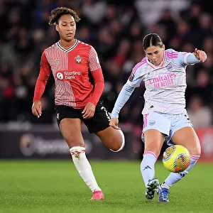 Arsenal's Kyra Cooney-Cross Faces Off Against Southampton's Lexi Lloyd-Smith in FA Women's Continental Tyres League Cup Clash