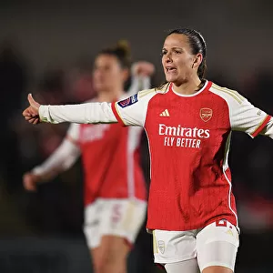 Arsenal's Laia Codina: Emotional Reaction in FA WSL Cup Clash Against Tottenham