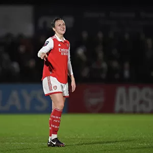 Arsenal's Lotte Wubben-Moy in Action during FA Women's Super League Match vs Reading