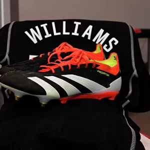 Arsenal's Naomi Williams Gears Up for Barclays Super League Match Against Everton in New Adidas Boots
