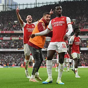 Arsenal's Nketiah Scores the Winning Goal Against Fulham (2023-24)