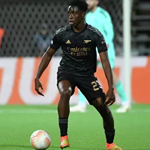 Arsenal's Sambi in Action against Bodø/Glimt in Europa League Group Stage, 2022