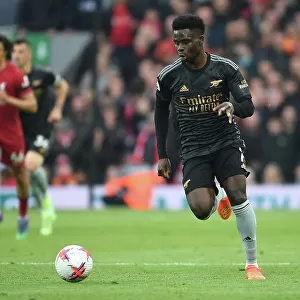 Bukayo Saka in Action: Liverpool vs. Arsenal, Premier League 2022-23