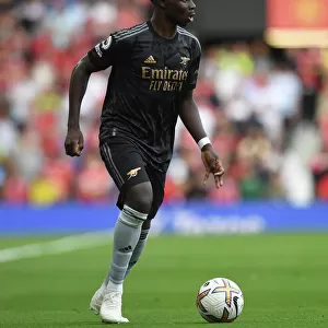 Bukayo Saka in Action: A Riveting Manchester United vs. Arsenal Moment, Premier League 2022-23