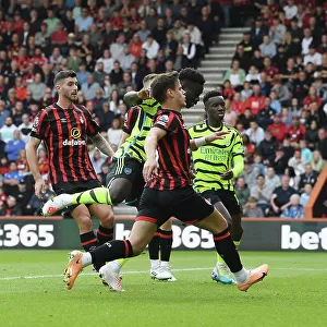 Bukayo Saka Scores First Goal: AFC Bournemouth vs. Arsenal FC, Premier League 2023-24