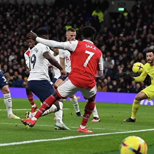 Bukayo Saka's Thrilling First Goal: Arsenal Triumphs Over Tottenham in Epic 2022-23 Premier League Match