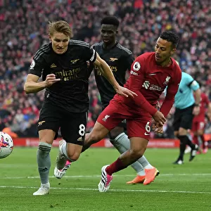 Clash of the Midfield Masters: Odegaard vs. Thiago - Liverpool vs. Arsenal, Premier League 2022-23