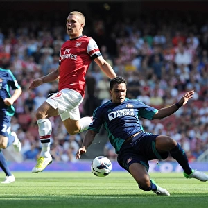 Clash of the Players: Lukas Podolski vs. Kieran Richardson - Arsenal vs. Sunderland, Premier League 2012-13