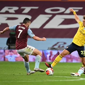 David Luiz vs John McGinn: Intense Battle in Aston Villa vs Arsenal FC Premier League Clash