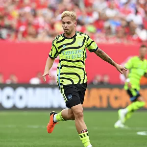Emile Smith Rowe Shines: Arsenal's Pre-Season Victory Over Manchester United (2023-24)